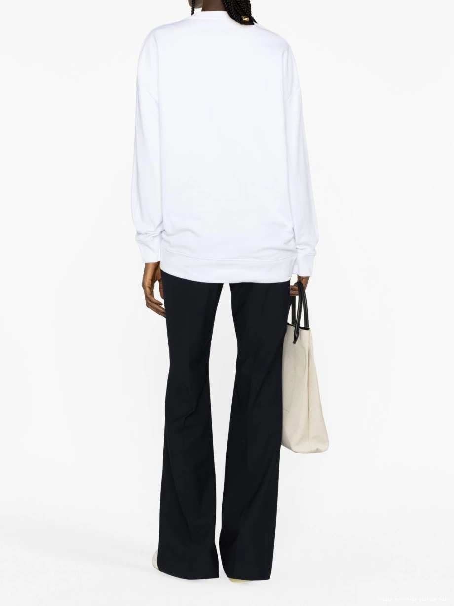 Cheap Stella sweatshirt logo McCartney rhinestone-embellished Women 0806